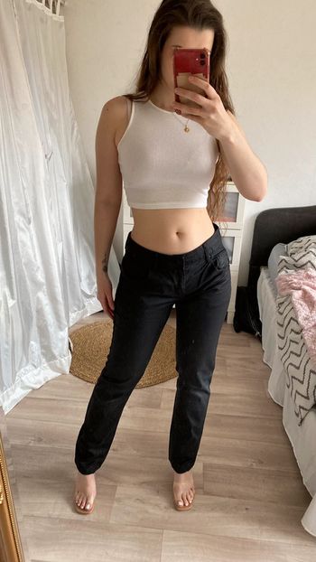 Pantalon huiler noir