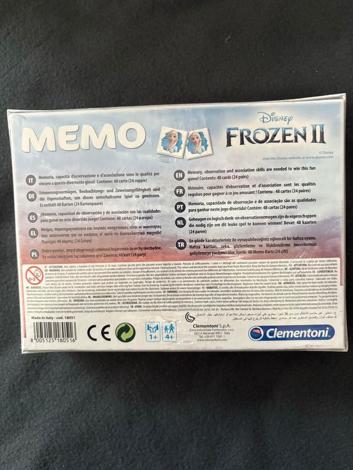 Jeu de mémoire La Reine des Neiges 2 - Clementoni - Mémo - photo numéro 3
