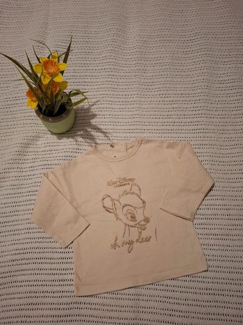 T-Shirt Manches Longues Bambi 6Mois