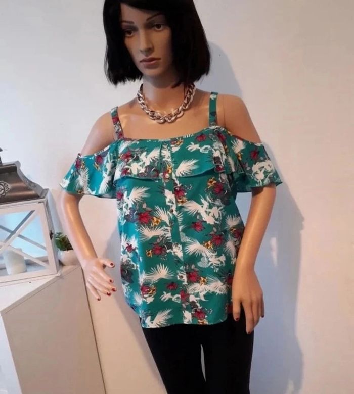 Blouse d'été Comme neuve Taille M🌿💞 - photo numéro 2