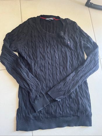 Pull noir Tommy Hilfiger