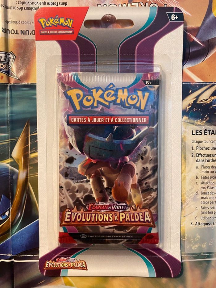 Lot de 15 blisters pokémon évolutions à paldea EV02 - photo numéro 6