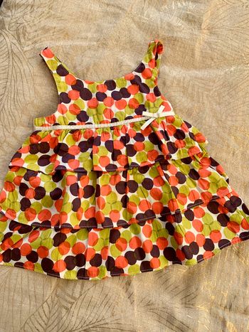 Tunique verbaudet à poids corail anis T3ans