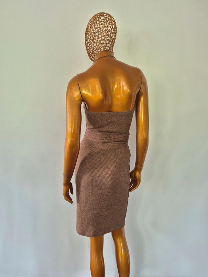 Robe Bustier Femme Marron Taille S/36 - photo numéro 2