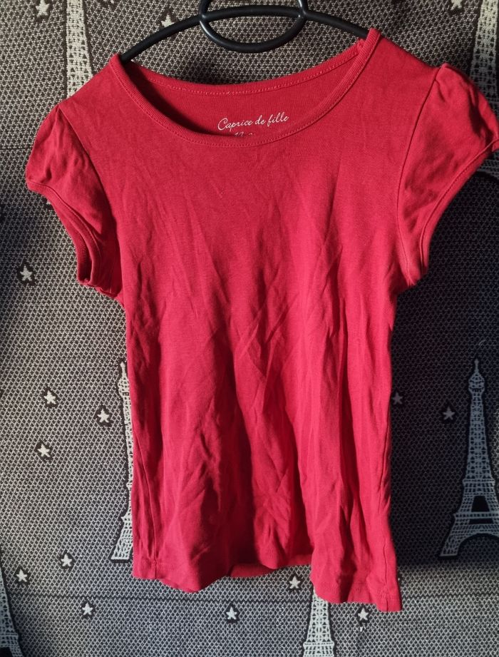 T-shirt rouge 14ans