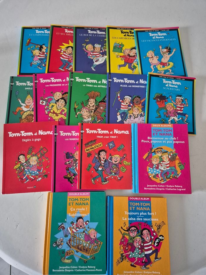 Lot 19 titres tom-tom et Nana