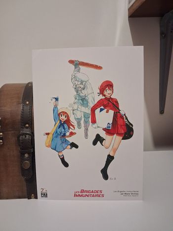 Ex-Libris Les Brigades Immunitaires Ex Libri Shikishi Ex Libris