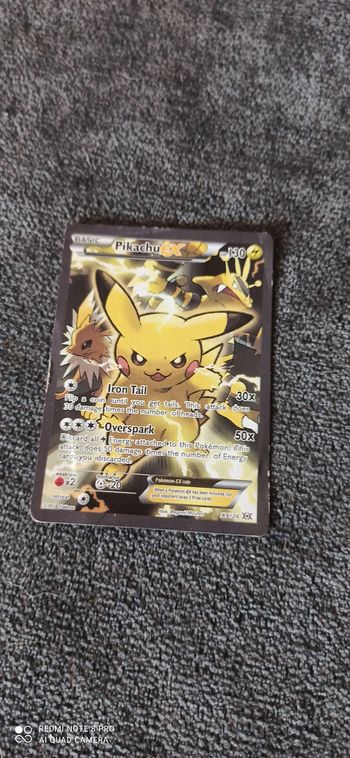 Carte Pikachu pokemon