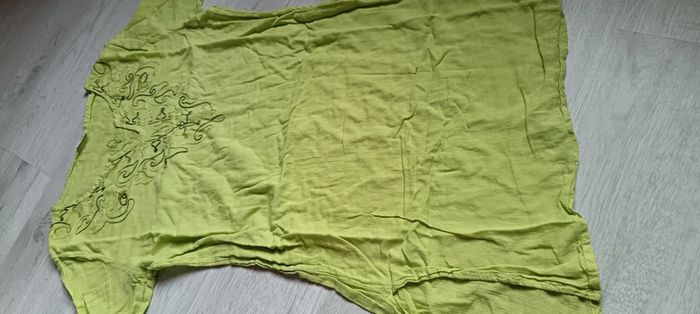 Haut manches mi longue taille L en très bon état Allyer femme - photo numéro 11