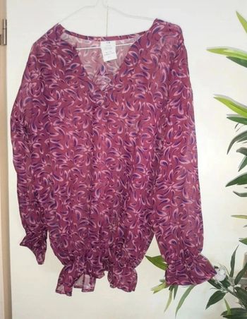 Blouse mauve