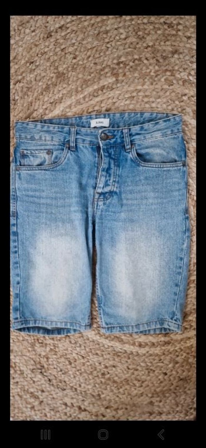 Short en jeans délavé Jules