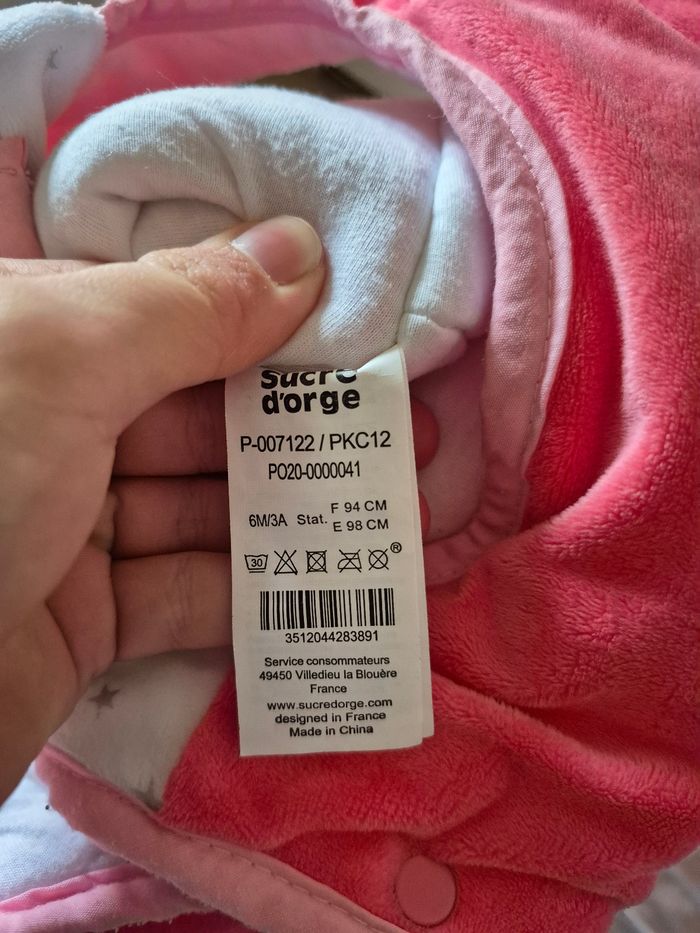 Gigoteuse Sucre d'orge taille 6 mois à 3 ans - photo numéro 6