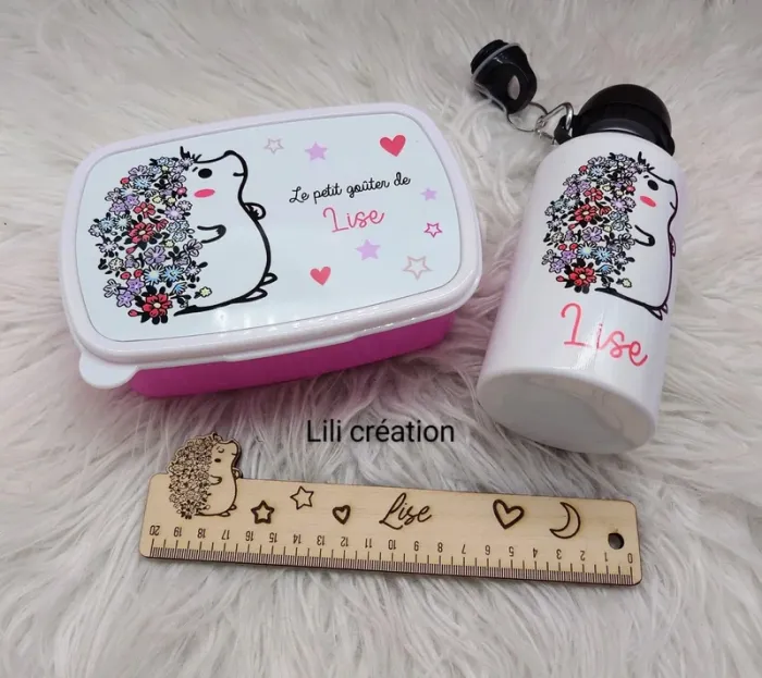 Kit de rentrée scolaire hérisson