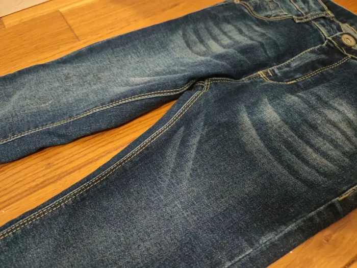 Jean flare bleu EDEFA fille 6 ans (110/116cm) tendance & confort 👖 - photo numéro 3