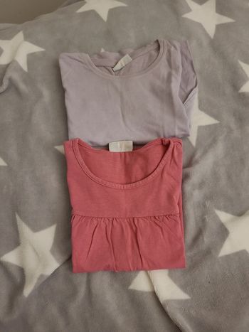 Lot de 2 tee shirt manches courtes
