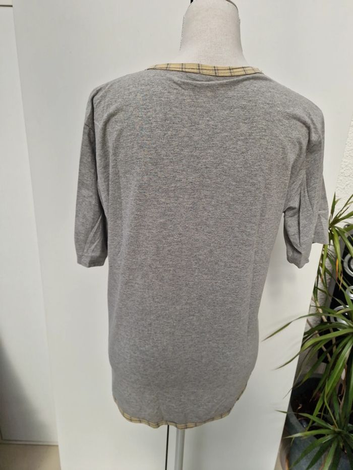 Haut De Pyjama Nounours Gris Jaune - photo numéro 5