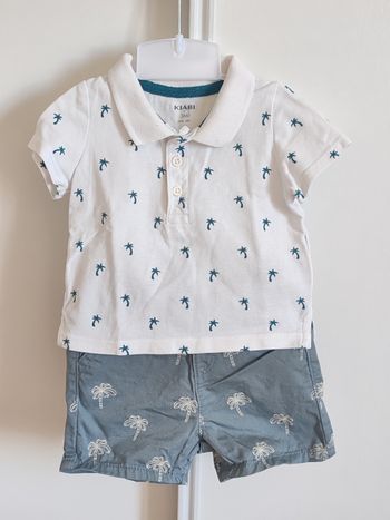 Ensemble short 3 mois garçon 