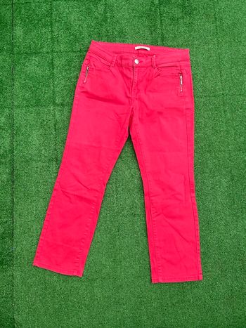 Capri chino Camaïeu rouge M/38 femme (petit accroc)
