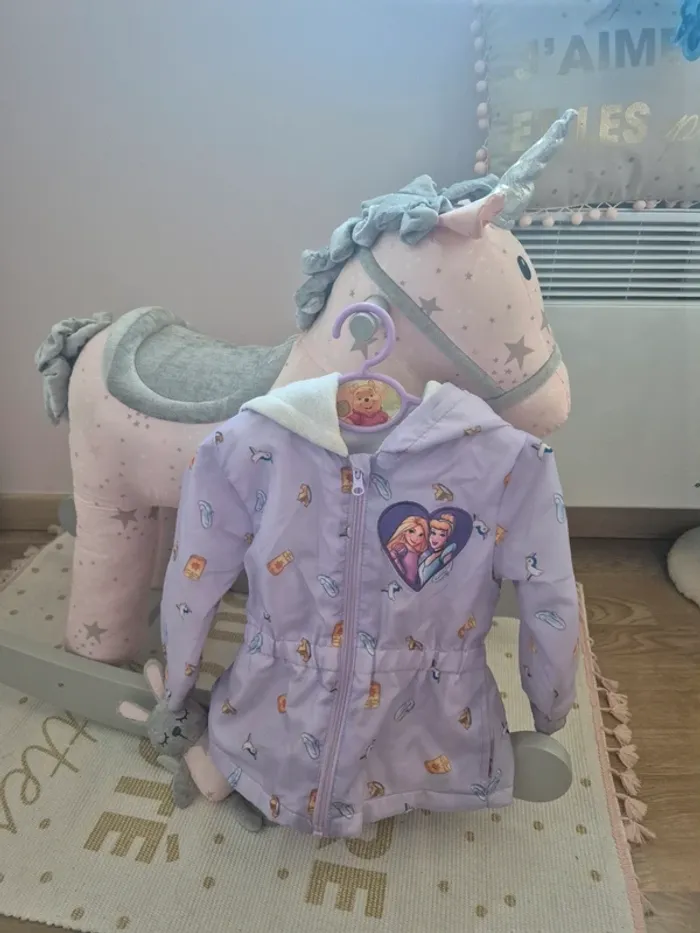 Veste coupe vent disney princesses 3 ans