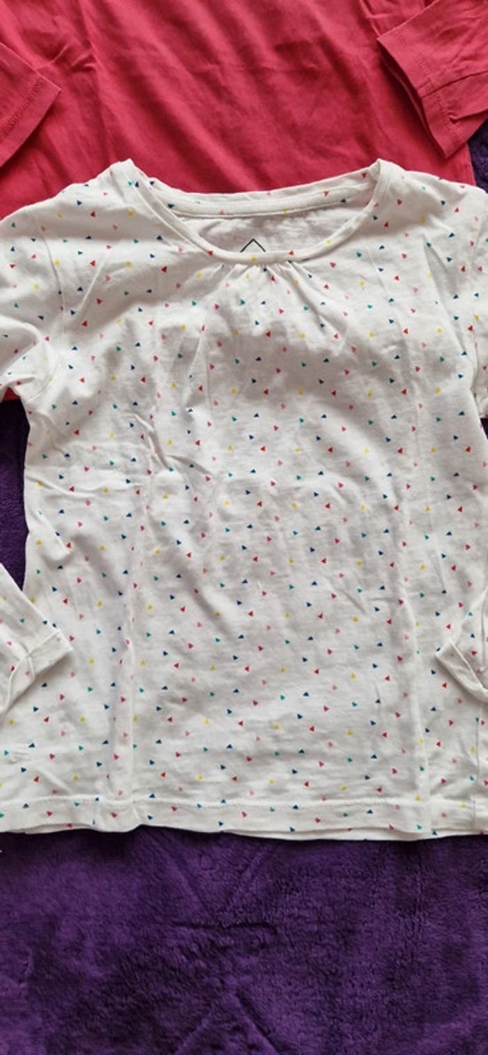 Lot de 3 t-shirts manches longues fille 4/5 ans - photo numéro 6