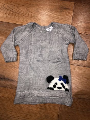 Robe laine fille 🌺 alphabet 6 mois très bon état