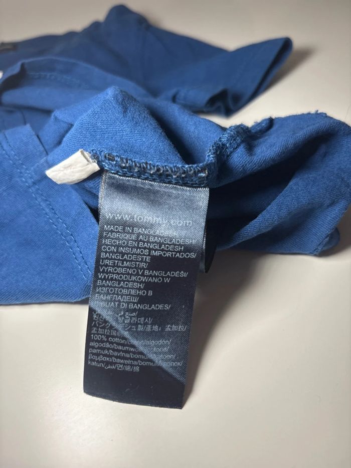 T-shirt tommy hifilger bleu - photo numéro 4