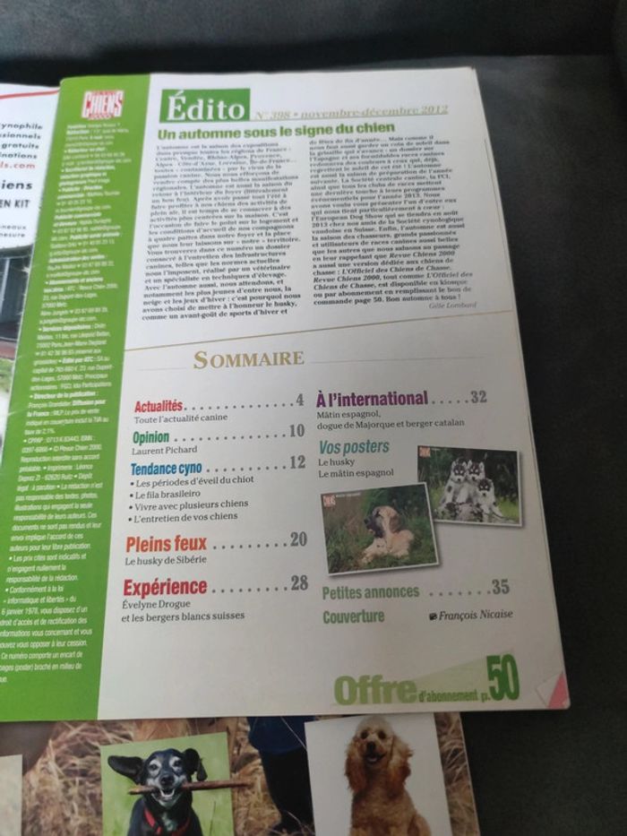 Magazine spécial husky de Sibérie revue chien 2000 - photo numéro 4