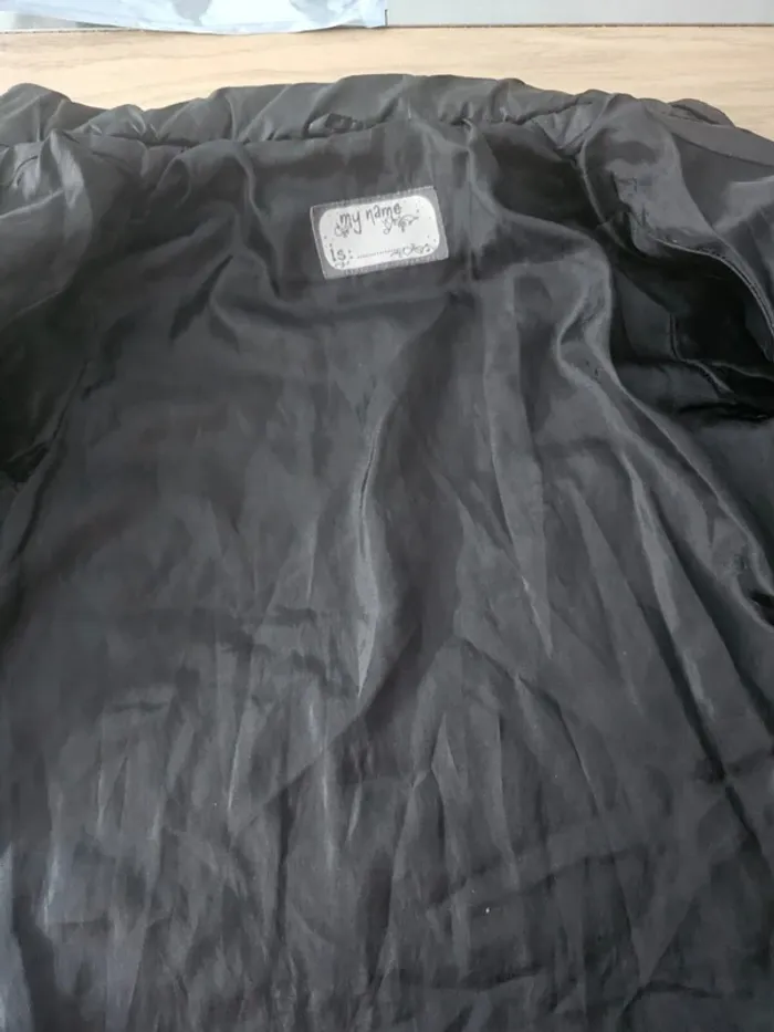 Doudoune /manteau noir taille 5 ans - photo numéro 6