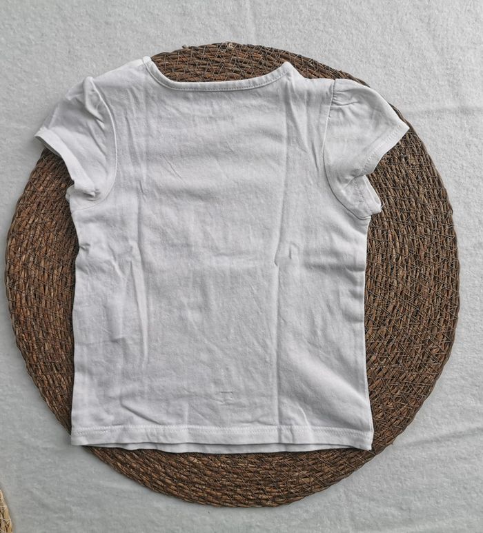 Lot 3 tee-shirt 👣 fille, 9 mois - photo numéro 5