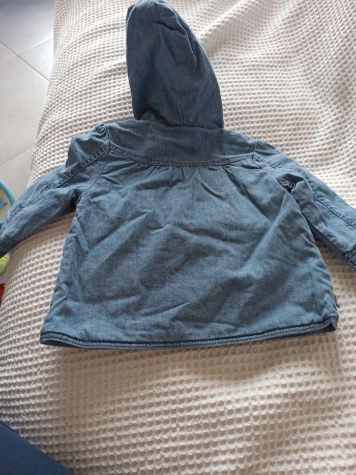 Manteau en jean doublé - photo numéro 6