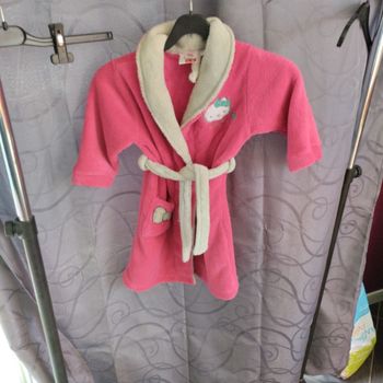 Peignoir doux Hello Kitty 3 ans