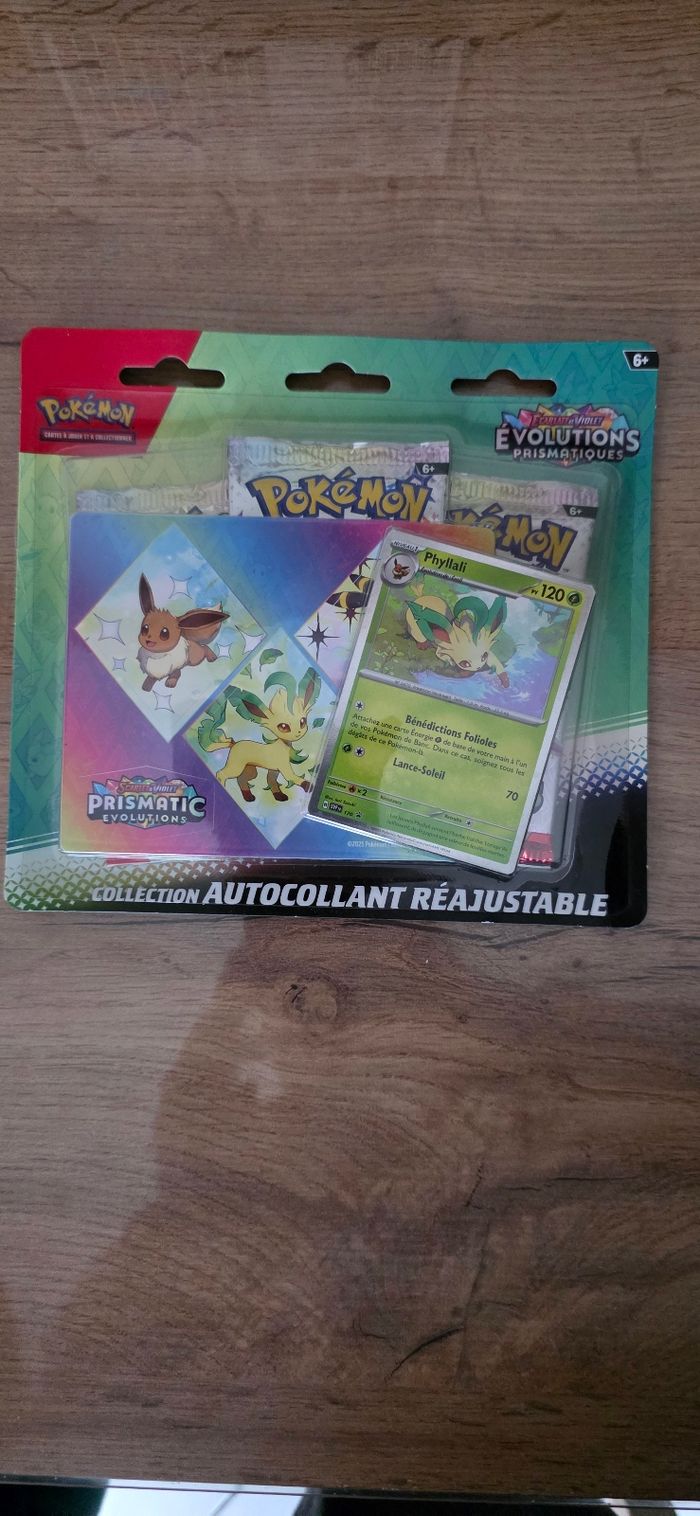 Tripack Pokemon EV8.5 Evolution Prismatiques Phyllali Neuf