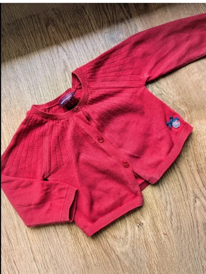 Veste gilet rouge