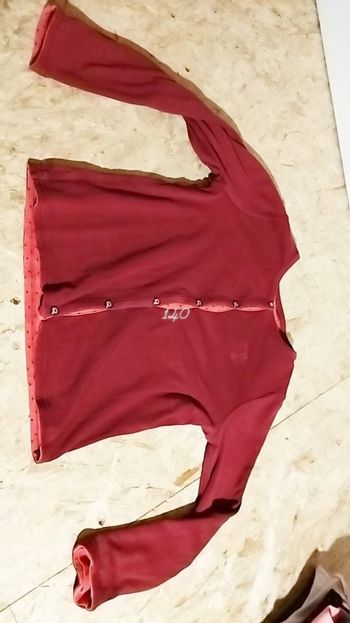 Gilet réversible fille 10 ans