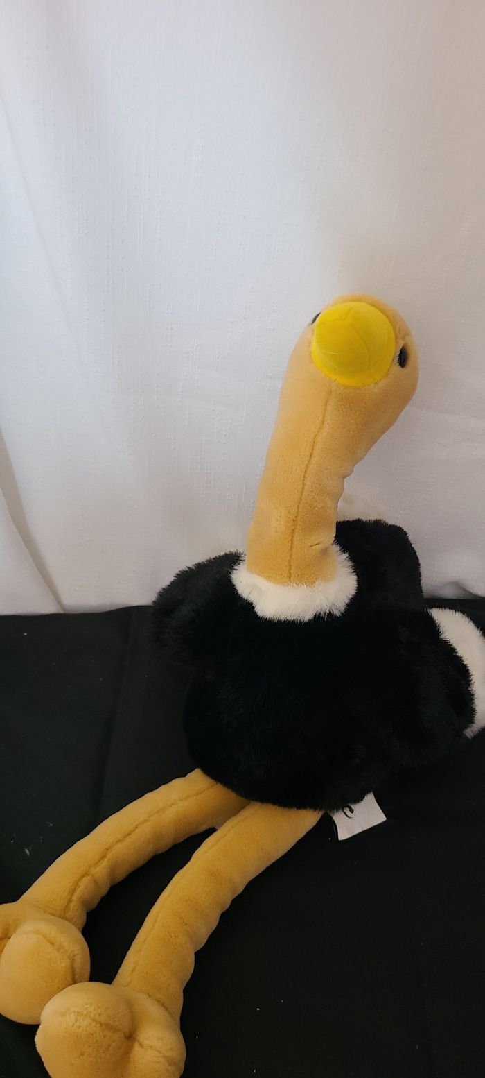 Ikea autruche corps marionnette en peluche Lurvig vintage - photo numéro 4