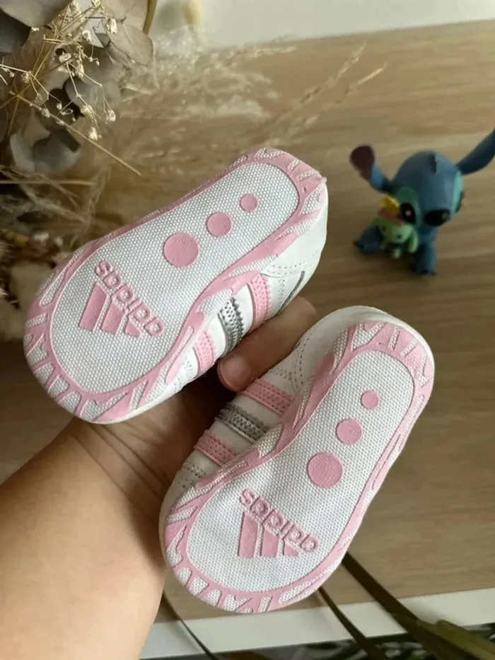 Chaussure basket bébé fille Adidas taille 17 - photo numéro 6