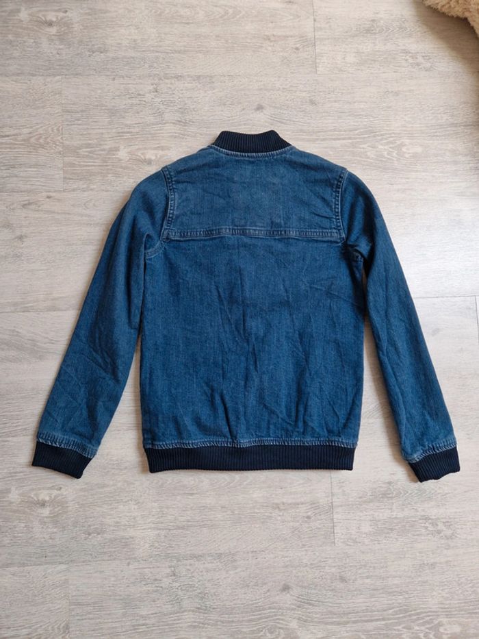 Blouson en jean zippé Sergent Major taille 11 ans Skateboard - photo numéro 4