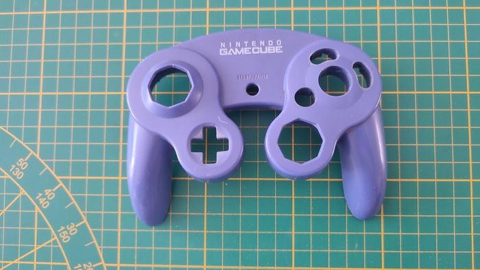 coque supérieur du dessus manette violette nintendo gamecube dol-003 E17