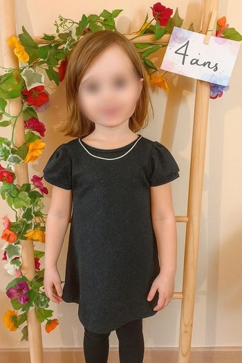 Robe noire brillante 3ans