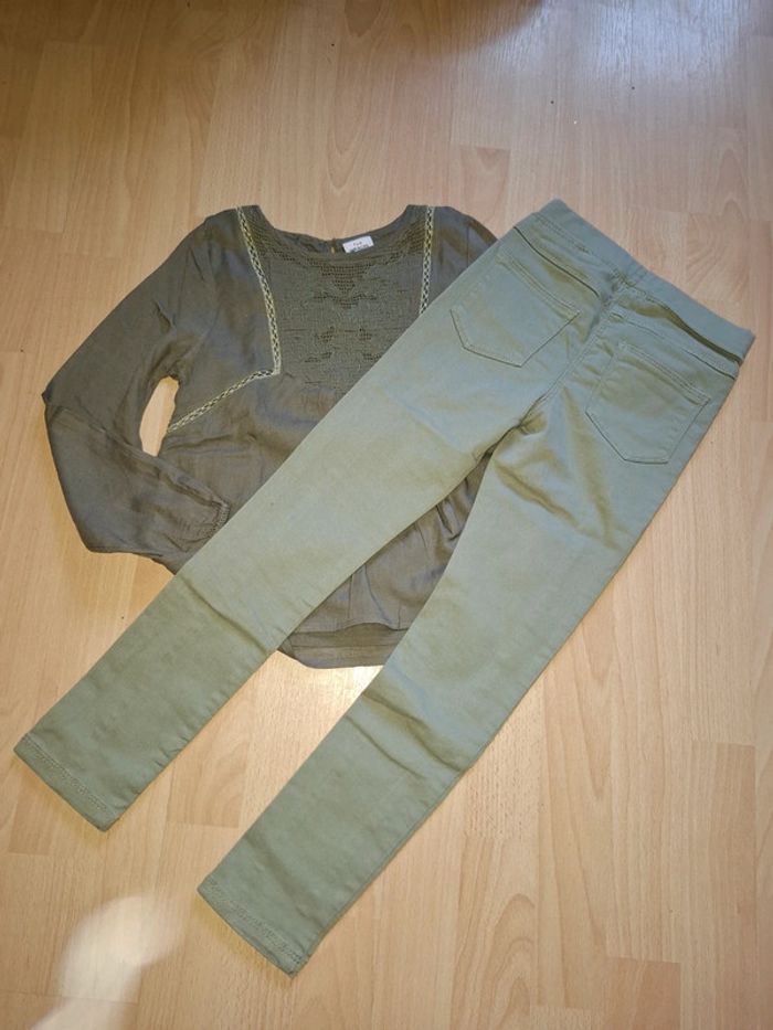 Magnifique ensemble jegging et blouse 7/8 ans 🌺 tape à l'œil 🌺 excellent état - photo numéro 8