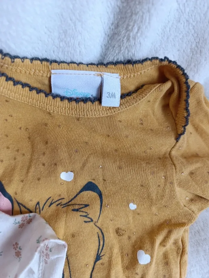 Lot de 5 bodies fille, 3 mois - photo numéro 4