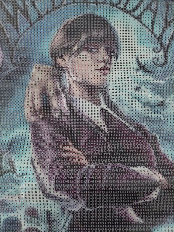Diamond painting Mercredi Addams - photo numéro 2