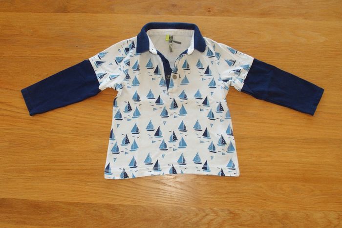 Polo manches longues, 18 mois