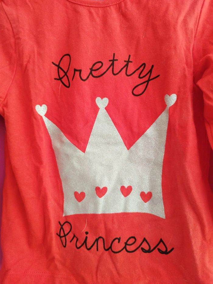 Tee-shirt manches longues fille Kiabi taille 18 mois b7 - photo numéro 2