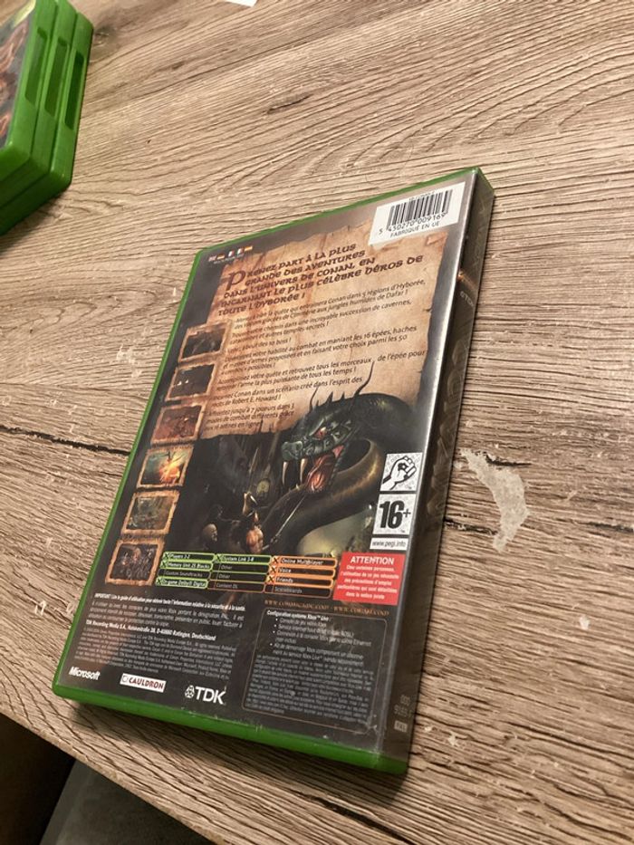 boîte sans notice du jeu conan Xbox première génération Microsoft - photo numéro 3