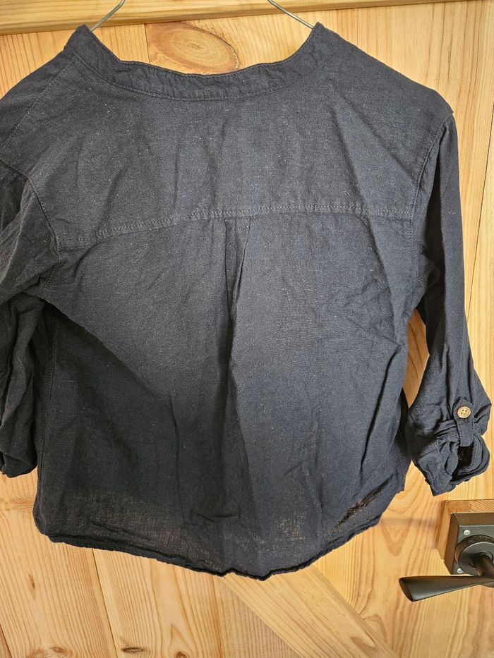 Chemise en lin 10 ans garçon comme neuve - photo numéro 3