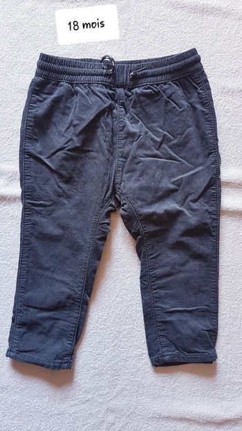 Pantalon velour H&M 18 mois