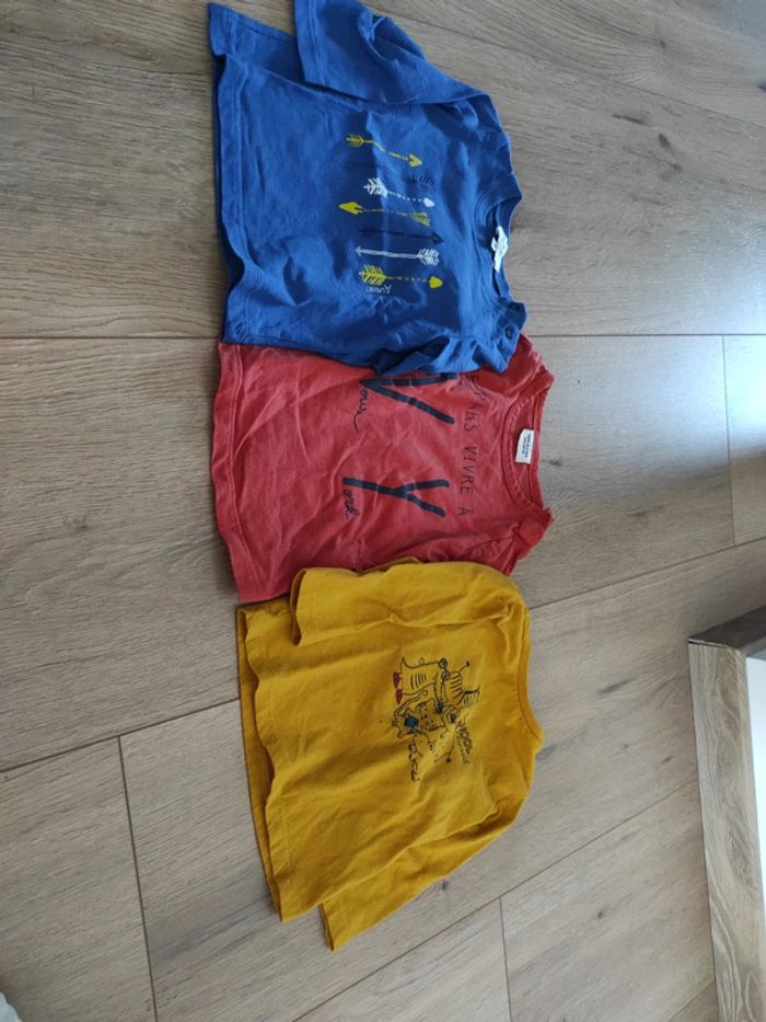 Lot de 3 t-shirt manches longues 6 mois