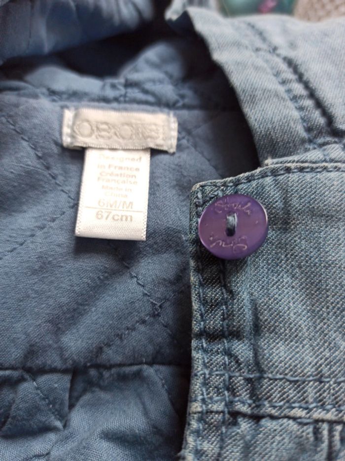 Manteau en jean doublé - photo numéro 10