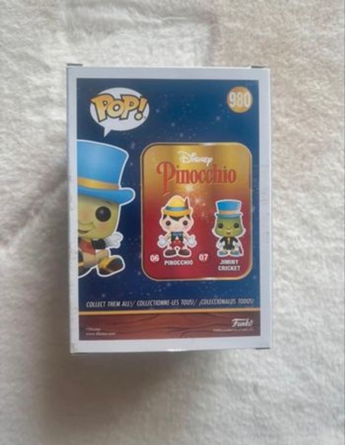 Pop Jiminy Cricket 980 édition limitée neuve Funko - photo numéro 2